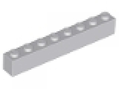 Stein 1x8 neues hellgrau 3008