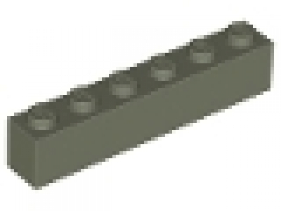 Stein 1x6 altes dunkelgrau