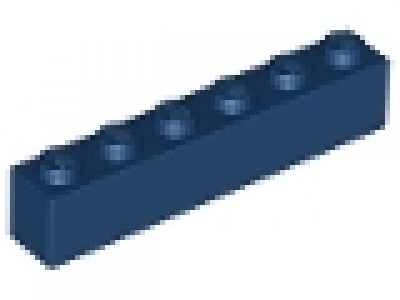 Stein 1x6 dunkelblau 3009