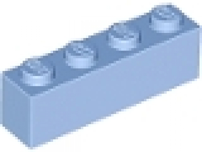Stein 1x4 mittelblau 3010