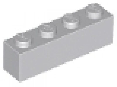 Stein 1x4 neues hellgrau