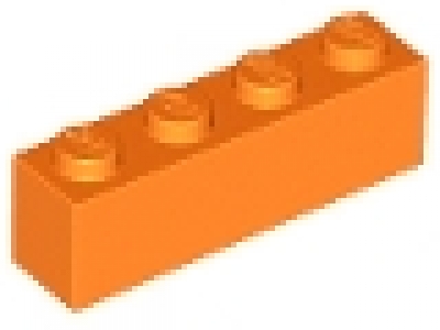 Stein 1x4 orange