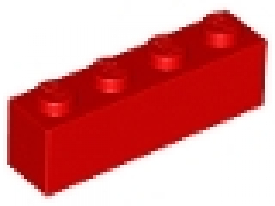 Stein 1x4 rot