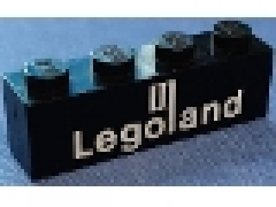 Legoland schwarz 1 x 4