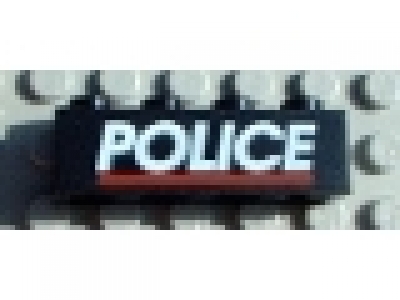 Police schwarz 1 x 4