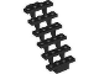 Treppe 4 x 7 x 6 schwarz 30134 neu