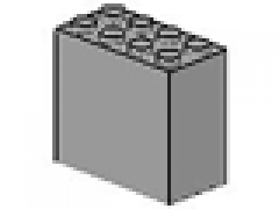 Stein 2x4 x3 altes hellgrau