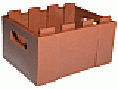 Kiste rotbraun 3 x 4