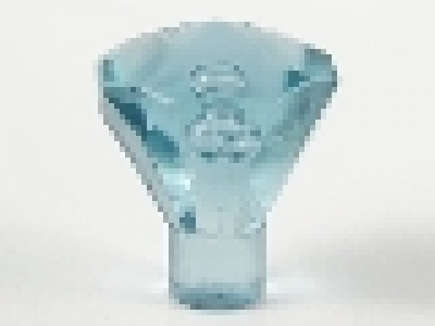 LEGO Rock 1 x 1 Jewel 24 Facet, tr mittelblau