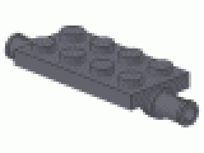 Achsplatte 2x4 neues dunkelgrau neu