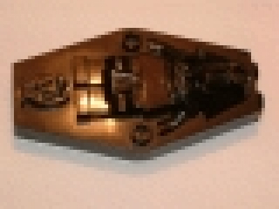Container, Coffin Lid with Mummy Relief Plain (Sarcophagus), schwarz