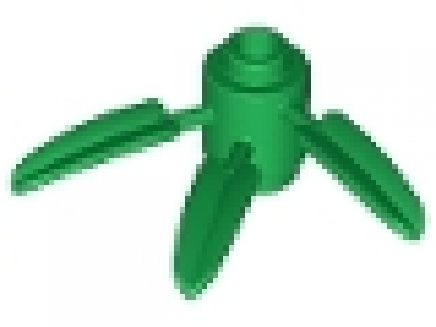 Lego Rundstein 1 x 1 mit 3 Blättern 30176 grün neu