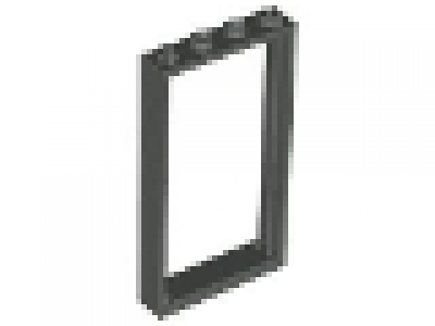 Fenster 1 x 4 x 6 altes dunkelgrau mit Glas tr hellblaau