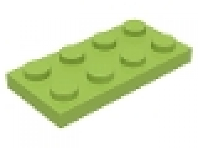 Lego Platten 2x4 lime