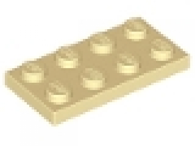 Lego Platten 2x4 tan / beige neu