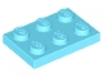 Platte 2x3 azure