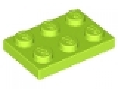 Platte 2x3 lime