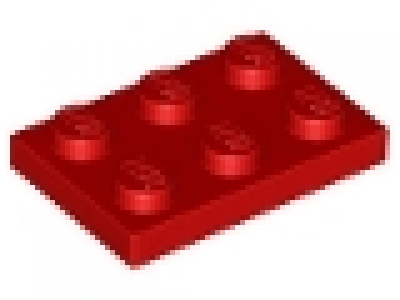 Platte 2x3 rot neu