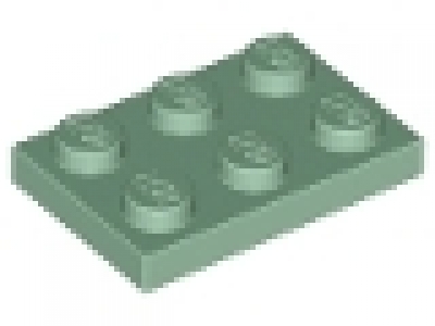 Platte 2x3 sandgrün