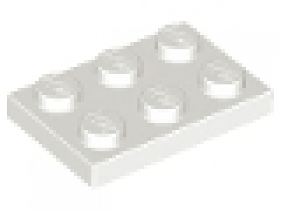 Platte 2x3 weiß