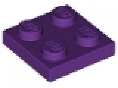 Platte 2x2 lila
