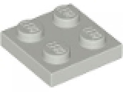 Platte 2x2 altes hellgrau