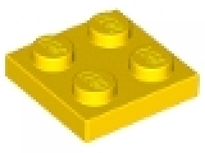 Platte 2x2 gelb neu