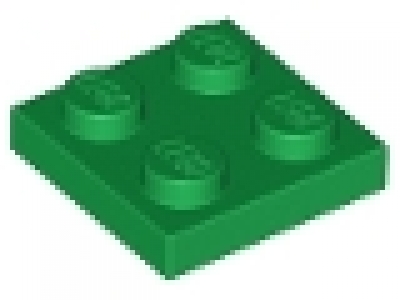 Platte 2x2 grün 3022 neu