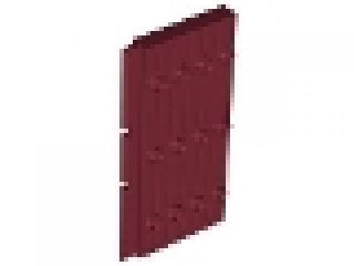 Holzportal 1x5x7.5 dunkelrot
