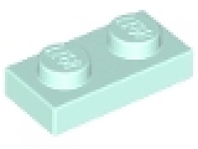 Platte 1x2 hellaqua