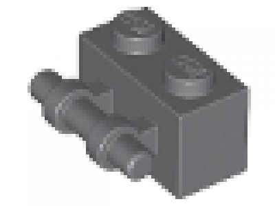Stein mit Griff 1 x 2  30236 neues dunkelgrau neu