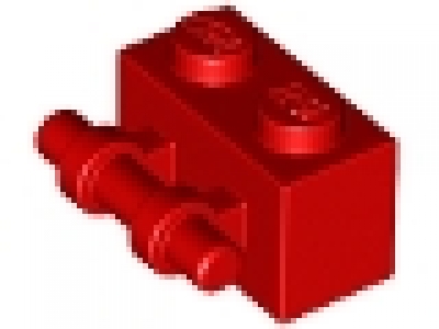 Stein mit Griff 1 x 2  30236 rot