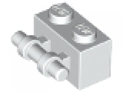 Stein mit Griff 1 x 2  30236 weiß