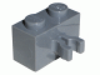 Stein mit vertikalem Clip 30237 neues dunkelgrau