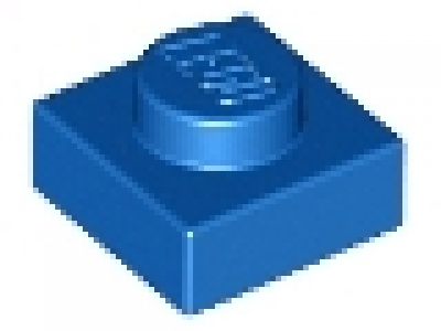 Platte 1x1 blau neu