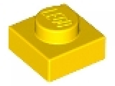Platte 1x1x 033 gelb, neu