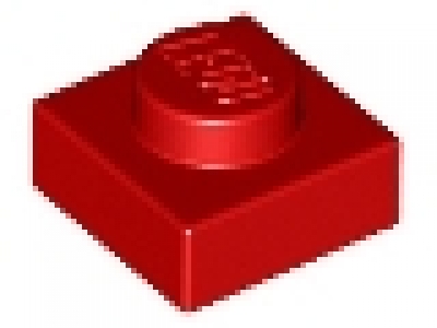 Platte 1x1 rot neu