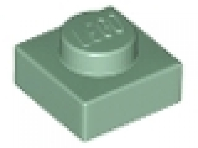 Platte 1x1 x 0,33 sandgrün