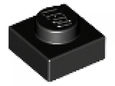Platte 1x1 schwarz 3024 neu
