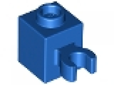 Stein mit horizontalen Clip blau, neu