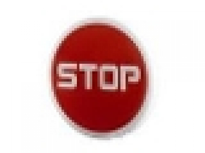 Verkehrsschild  mit Clip 30261pb016 weiß, STOP