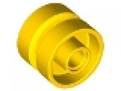 Wheel 18mm D. x 14mm gelb