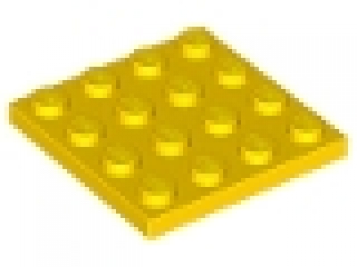 Platte 4x4 gelb