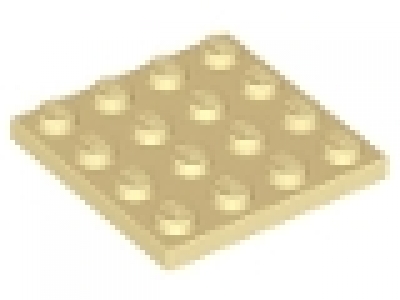 Platte 4x4 tan, neu