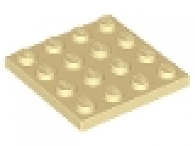 Platte 4x4 tan,