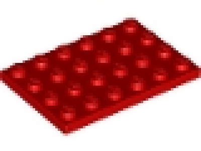 Platte 4x6 rot
