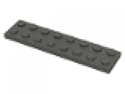Lego Platten 2x8 altes dunkelgrau