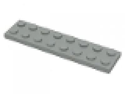 Lego Platten 2x8 altes hellgrau