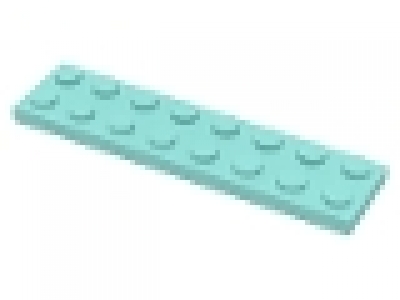 Lego Platten 2x8 aqua 3034