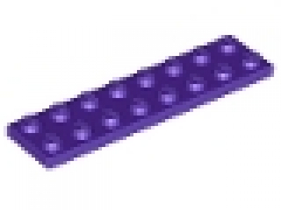 Lego Platte 2x8 dunkellilia